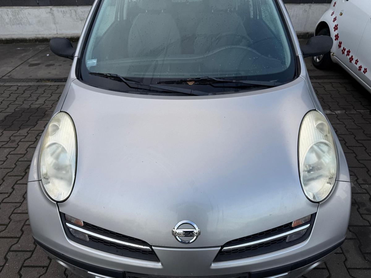 Nissan Micra K12 original Motorhaube KY0 Sporty Silver Metallic BJ06